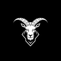 Goat, Minimalist and Simple Silhouette - illustration vector