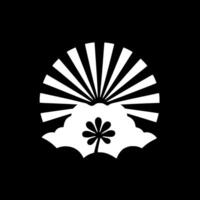 Japan - Black and White Isolated Icon - illustration vector