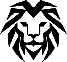 Lion, Minimalist and Simple Silhouette - illustration vector