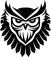 Owl - Minimalist and Flat Logo - illustration vector