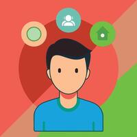Simple Web UI elements kit graphic vector