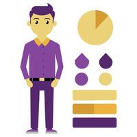 Simple Web UI elements kit graphic vector