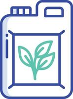 Can outline color illustration vector