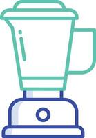 Blender outline color illustration vector