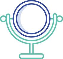 mirror outline color illustration vector
