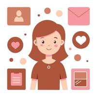 Simple Web UI elements kit graphic vector