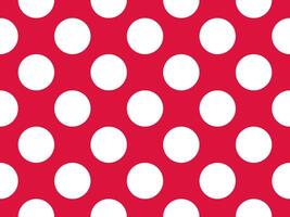 white color polka dots over crimson red background vector