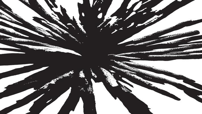 Black Monochrome Overlay Texture - Detailed Background Illustration