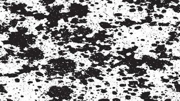 Black Particulate Texture on White Background - Ideal for Rugged and Distressed Design Overlays vector