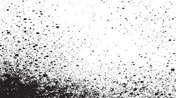 Rough and Uneven Black Texture on White - Graphic for Adding Gritty and Distressed Effects vector