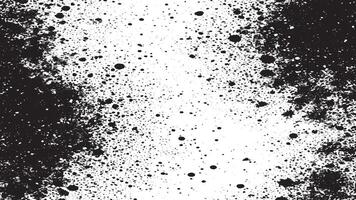 Rough and Uneven Black Texture on White - Graphic for Adding Gritty and Distressed Effects vector