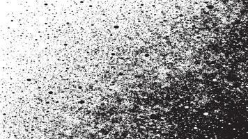 Rough and Uneven Black Texture on White - Graphic for Adding Gritty and Distressed Effects vector