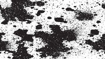 Rugged Black Particle Texture on White - Graphic with Gritty, Uneven Spread for Design Projects vector