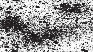 Rugged Black Particle Texture on White - Graphic with Gritty, Uneven Spread for Design Projects vector