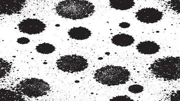 Rugged Black Particle Texture on White - Graphic with Gritty, Uneven Spread for Design Projects vector