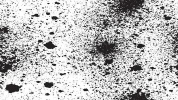 Rugged Black Particle Texture on White - Graphic with Gritty, Uneven Spread for Design Projects vector