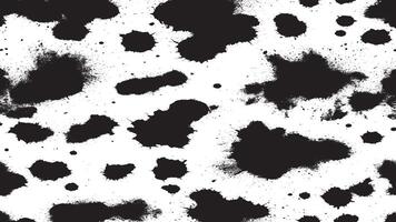 Rugged Black Particle Texture on White - Graphic with Gritty, Uneven Spread for Design Projects vector