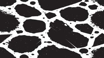 Black Gritty Grunge Overlay Texture with Rough Dirty Patterns on White vector