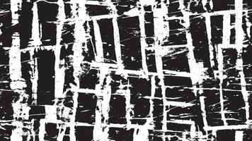 Black Gritty Grunge Overlay Texture with Rough Dirty Patterns on White vector