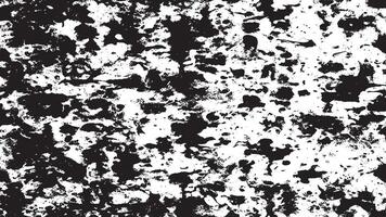 Black Gritty Grunge Overlay Texture with Rough Dirty Patterns on White vector