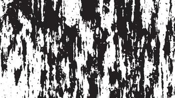 White Background with Black Gritty Rough Grunge Overlay Texture vector
