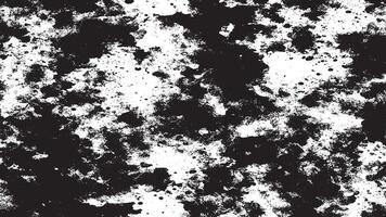 Black Gritty Grunge Overlay Texture with Rough Dirty Patterns on White vector