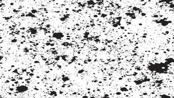 Grunge Black Gritty Texture on White Background with Rough Dirty Details vector
