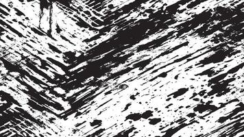 Gritty Black Rough Grunge Texture on White Background with Dirty Overlay vector
