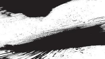 Gritty Black Rough Grunge Texture on White Background with Dirty Overlay vector