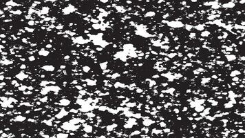 Gritty Black Rough Grunge Texture on White Background with Dirty Overlay vector