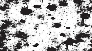 Black and White Gritty Grunge Texture with Rough Dirty Overlay Patterns vector