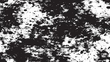Black and White Gritty Grunge Texture with Rough Dirty Overlay Patterns vector