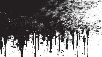 Black and White Gritty Grunge Texture with Rough Dirty Overlay Patterns vector