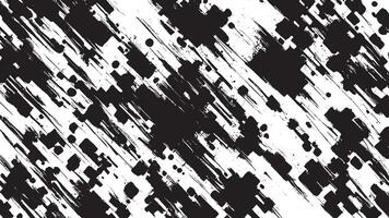 Black Gritty Abstract Grunge Texture Overlay on White Background vector
