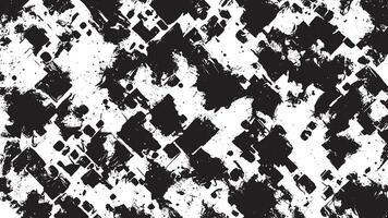 Black Gritty Abstract Grunge Texture Overlay on White Background vector