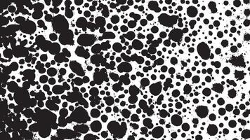 Black Monochrome Abstract Gritty Grunge Art Texture on White Background vector