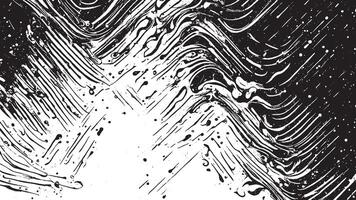 Black Monochrome Grunge Texture with Fine Granules on White Background vector