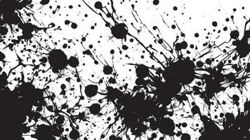 Black Monochrome Grunge Texture with Fine Granules on White Background vector