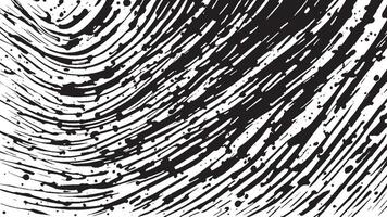 Black Monochrome Grunge Texture with Fine Granules on White Background vector