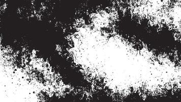 Black Abstract Grunge Texture Overlay on White Background, Art vector