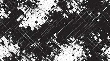 Intricate Black Grunge Texture on White Background, Abstract Gritty Overlay vector