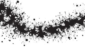 Intricate Black Grunge Texture on White Background, Abstract Gritty Overlay vector