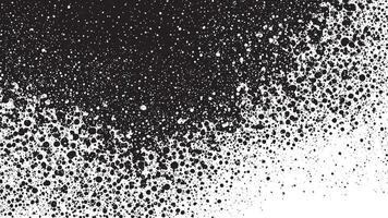 Abstract Black Grunge Texture on White Background for Overlay vector