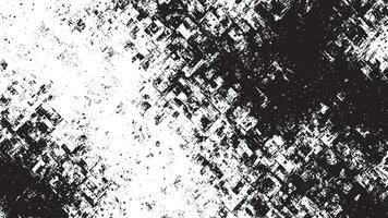 Black and White Abstract Grunge Texture Overlay vector