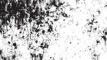 Black and White Abstract Grunge Texture Overlay vector