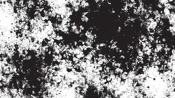 Black and White Abstract Grunge Texture Overlay vector