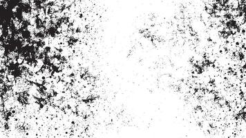 Black and White Abstract Grunge Texture Overlay vector