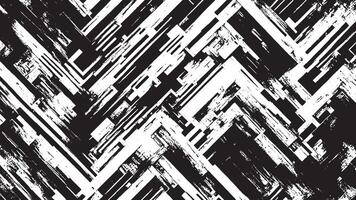 Intricate Black Grunge Texture on White Background vector