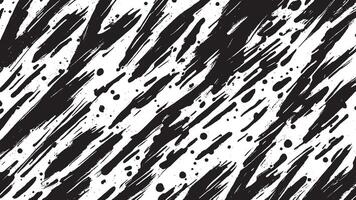 Black Gritty Grunge Texture on White Background, Abstract Overlay vector