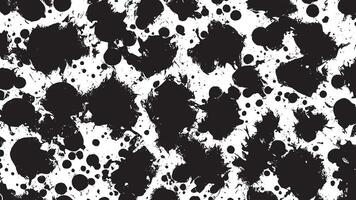 Black Gritty Grunge Texture on White Background, Abstract Overlay vector